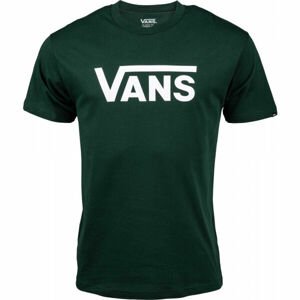 Vans MN VANS CLASSIC Tmavě zelená L - Pánské tričko