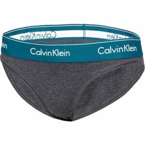 Calvin Klein BIKINI Dámské kalhotky, tmavě šedá, velikost S