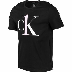 Calvin Klein S/S CREW NECK Pánské tričko, Černá,Bílá, velikost XL