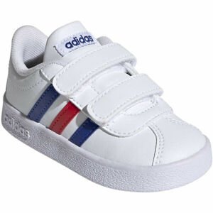 adidas VL COURT 2.0 CMF I Dětské vycházkové tenisky, Bílá,Modrá,Červená, velikost 18