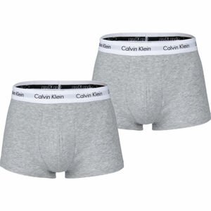 Calvin Klein 3 PACK LO RISE TRUNK Pánské boxerky, Šedá, velikost L