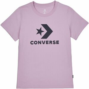 Converse STAR CHEVRON TEE Růžová M - Dámské tričko