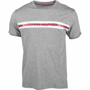 Tommy Hilfiger CN SS TEE LOGO Pánské tričko, šedá, velikost XL