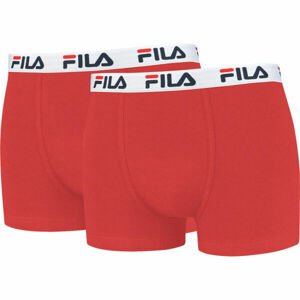 Fila MAN BOXERS 2 PACK Pánské boxerky, červená, velikost