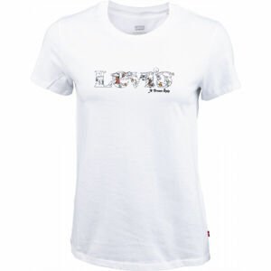 Levi's CORE THE PERFECT TEE Dámské tričko, bílá, veľkosť XS