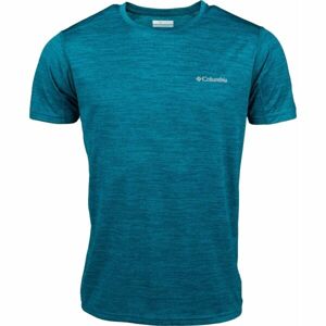 Columbia ALPINE CHIL ZERO SHORT SLEEVE CREW Pánské funkční tričko, modrá, velikost M