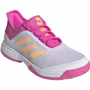 adidas ADIZERO CLUB K Dětská tenisová obuv, bílá, velikost 36 2/3