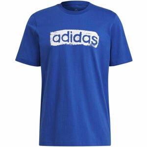 adidas BRSHSTRK V4 TEE Pánské tričko, modrá, velikost XXXL