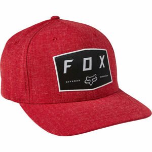 Fox BADGE FLEXFIT Červená L-XL - Kšiltovka
