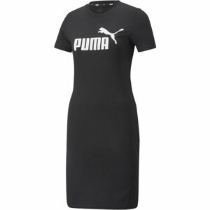 Puma ESS SLIM TEE DRESS Dámské šaty, černá, veľkosť XS