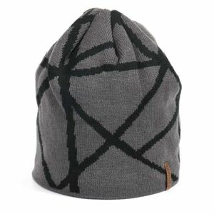 Finmark Zimní čepice Pánská zimní pletená čepice, tmavě šedá, velikost UNI