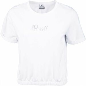 Russell Athletic CROPPED TOP Dámské tričko, bílá, veľkosť XS