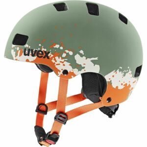 Uvex KID 3 CC Dětská helma na kolo, tmavě zelená, velikost (51 - 55)