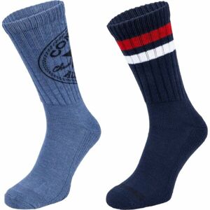Converse MENS FASHION CREW 2PP Pánské ponožky, tmavě modrá, veľkosť 43-46