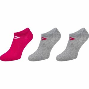 Converse BASIC WOMEN LOW CUT 3PP Šedá 39-42 - Dámské ponožky