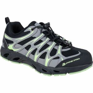 ALPINE PRO CLEIS Unisex sportovní obuv, Černá,Šedá,Světle zelená, velikost 36