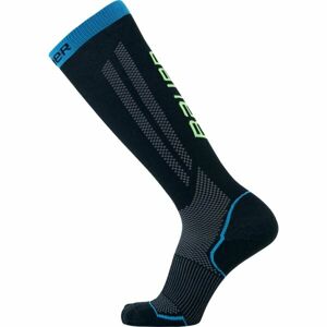 Bauer PERFORMANCE TALL SKATE SOCK Vysoké kompresní ponožky, černá, veľkosť L