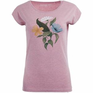 ALPINE PRO GRIDLA Dámské tričko, růžová, velikost