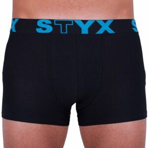 Styx MEN'S BOXERS SPORTS RUBBER Pánské boxerky, černá, velikost XXL