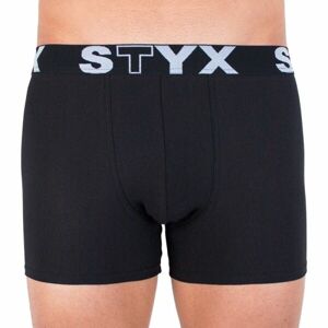 Styx MEN'S BOXERS LONG SPORTS RUBBER Pánské boxerky, černá, velikost L