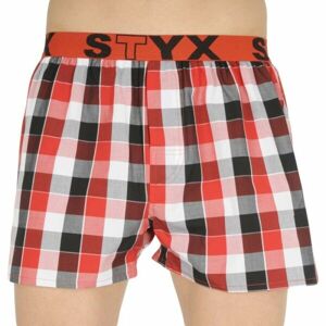 Styx MEN'S BOXERS SHORTS SPORTS RUBBER Pánské trenky, červená, velikost L