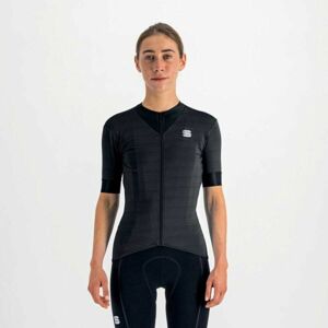 Sportful KELLY W SHORT SLEEVE JERSEY Dámský cyklistický dres, černá, velikost XL