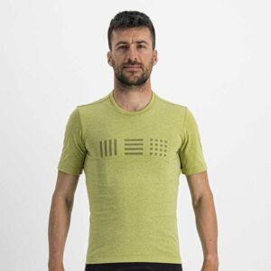 Sportful GIARA TEE Pánské cyklistické triko, světle zelená, velikost L