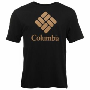 Columbia CSC BASIC LOGO SHORT SLEEVE Pánské triko, černá, velikost