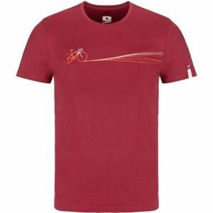 Loap BOURN Pánské triko, červená, velikost XL