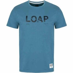 Loap ALARIC Pánské triko, modrá, velikost XL