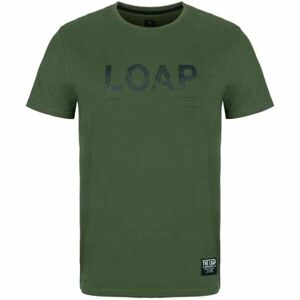 Loap ALARIC Pánské triko, zelená, velikost M