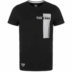 Loap BORNEO Pánské tričko, černá, velikost XL