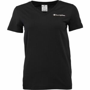 Champion V-NECK T-SHIRT Dámské tričko, černá, veľkosť M
