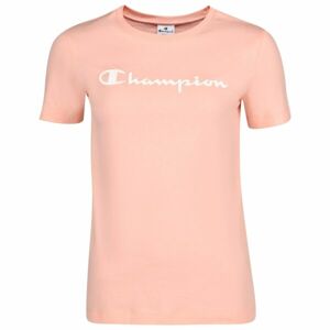 Champion CREWNECK T-SHIRT Dámské tričko, lososová, velikost XS