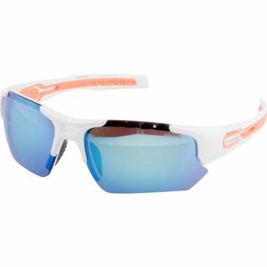 Finmark FNKX2214 Sportovní sluneční brýle, Bílá,Lososová, velikost