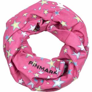 Finmark FS-233 Dětský multifunkční šátek, Růžová,Bílá,Světle modrá,Žlutá, velikost UNI