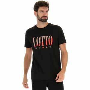 Lotto SUPRA VI TEE Pánské tričko, černá, velikost