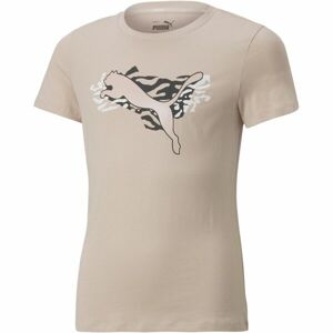 Puma Dívčí triko Dívčí triko, růžová, velikost 128