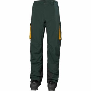 Helly Hansen ULLR Z PANT Pánské lyžařské kalhoty, tmavě zelená, velikost M