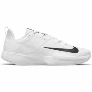 Nike COURT VAPOR LITE HC Pánská tenisová obuv, bílá, velikost 42.5