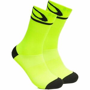 Oakley CADENCE Cyklistické ponožky, Reflexní neon,Černá, velikost L