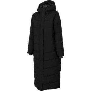 4F DOWN JACKET Dámský péřový kabát, černá, veľkosť XS