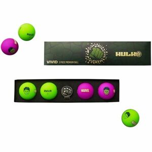 VOLVIK MARVEL HULK Sada golfových míčků, zelená, velikost