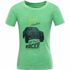 NAX JULEO Dětské bavlněné triko, zelená, veľkosť 104-110