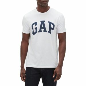 GAP V-BASIC LOGO T Pánské tričko, Bílá,Černá, velikost XL
