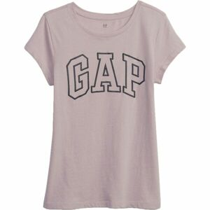 GAP V-SP VAL LOGO GR Dívčí tričko, šedá, velikost L