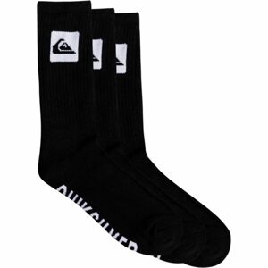 Quiksilver 3 CREW PACK M SOCK Pánské ponožky, černá, velikost