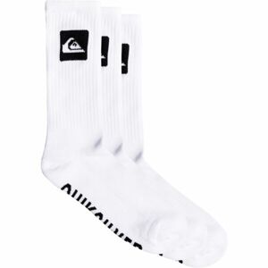 Quiksilver 3 CREW PACK M SOCK Pánské ponožky, bílá, veľkosť 40-45
