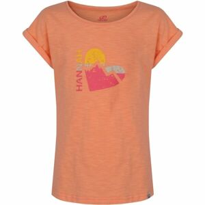 Hannah KAIA JR Dívčí tričko, oranžová, velikost 116