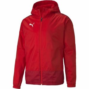 Puma TEAMGOAL 23 TRAINING RAIN JACKET Pánská sportovní bunda, červená, velikost XS